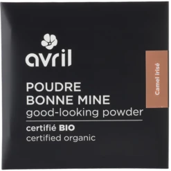 Recharge Poudre Bonne Mine Camel Irisé Certifiée Bio -AURA Maquillage Magasin 1397 1 1