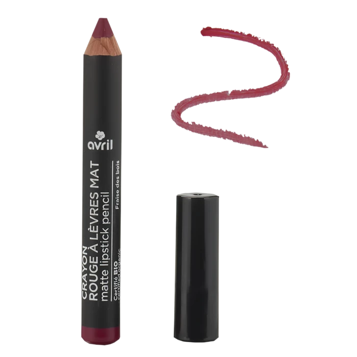 Crayon Rouge à Lèvres Mat Fraise Des Bois Certifié Bio 4 Crayon Rouge à Lèvres Mat Fraise Des Bois Certifié Bio – Image 2