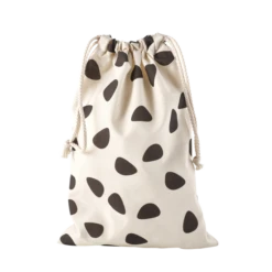 Pochon En Coton Bio Galets Grand Modèle Fabriqué En France