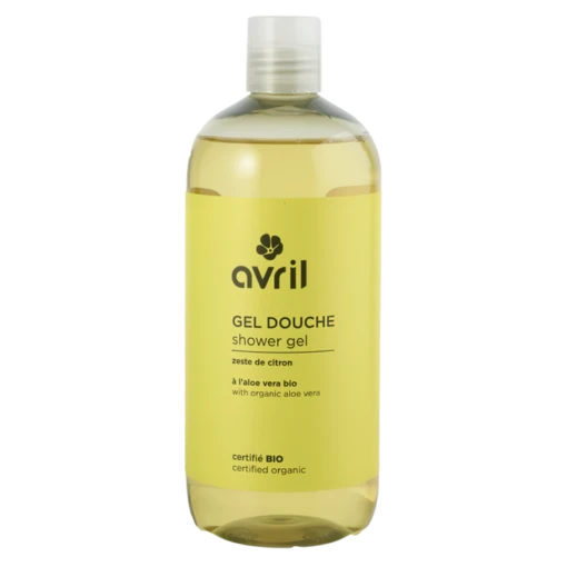 Gel Douche Zeste De Citron 500ml - Certifié Bio -AURA Maquillage Magasin 742 1 1 1